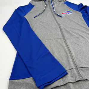 Women's Buffalo Bills Gray & Royal Full Zip Hoodie