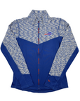 Women's New Era Bills Royal Space Dye Active Full Zip Jacket