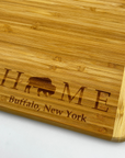 Home Buffalo, NY Two Toned Large Cutting Board