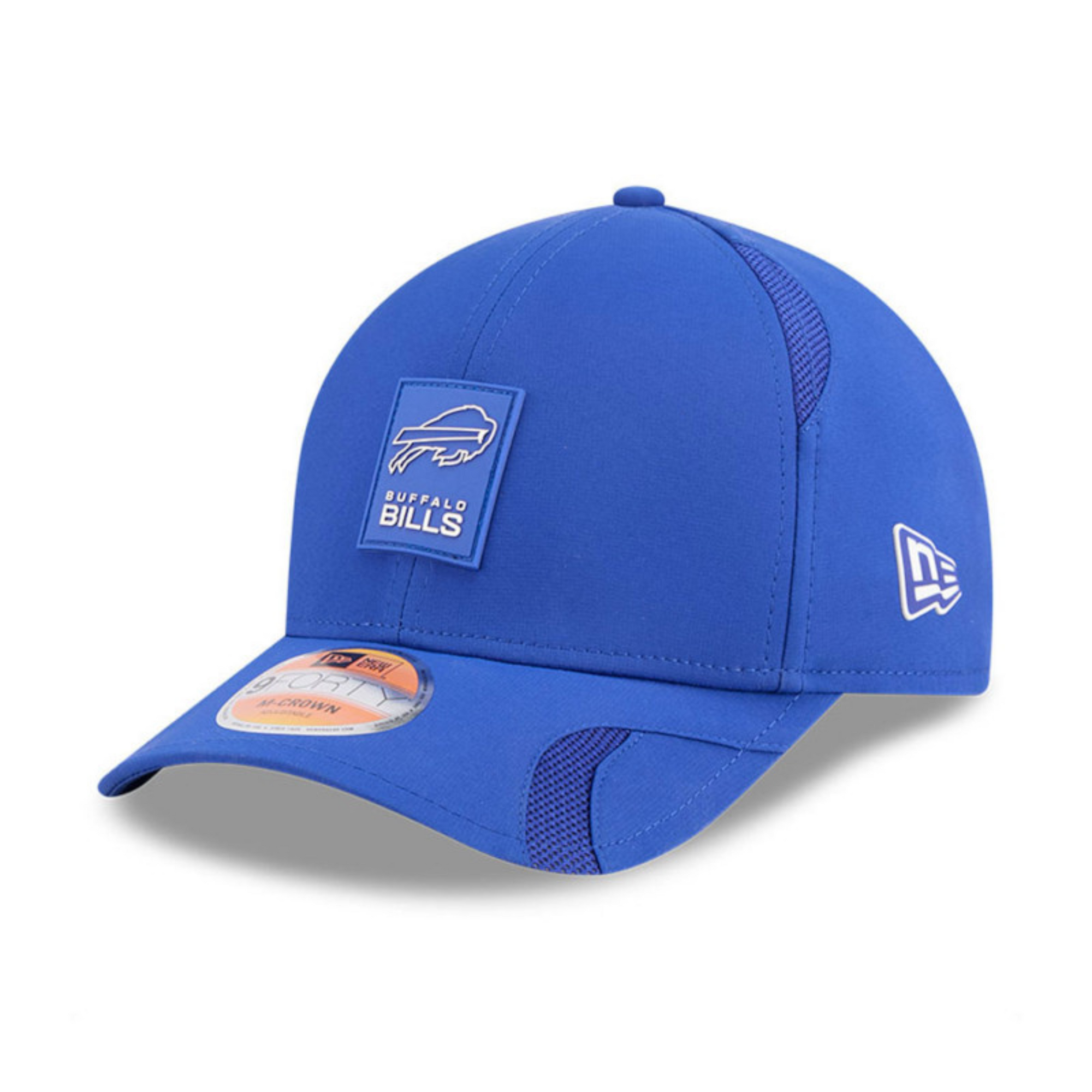 New Era 9FORTY Buffalo Bills 2025 Sideline Primary Logo Royal M-Crown