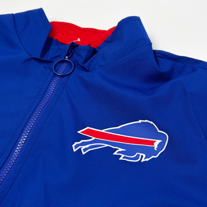 Buffalo Bills New Era Women's Throwback Colorblock Full-Zip Hoodie