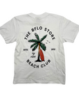 Youth BFLO Beach Club White Short Sleeve Shirt