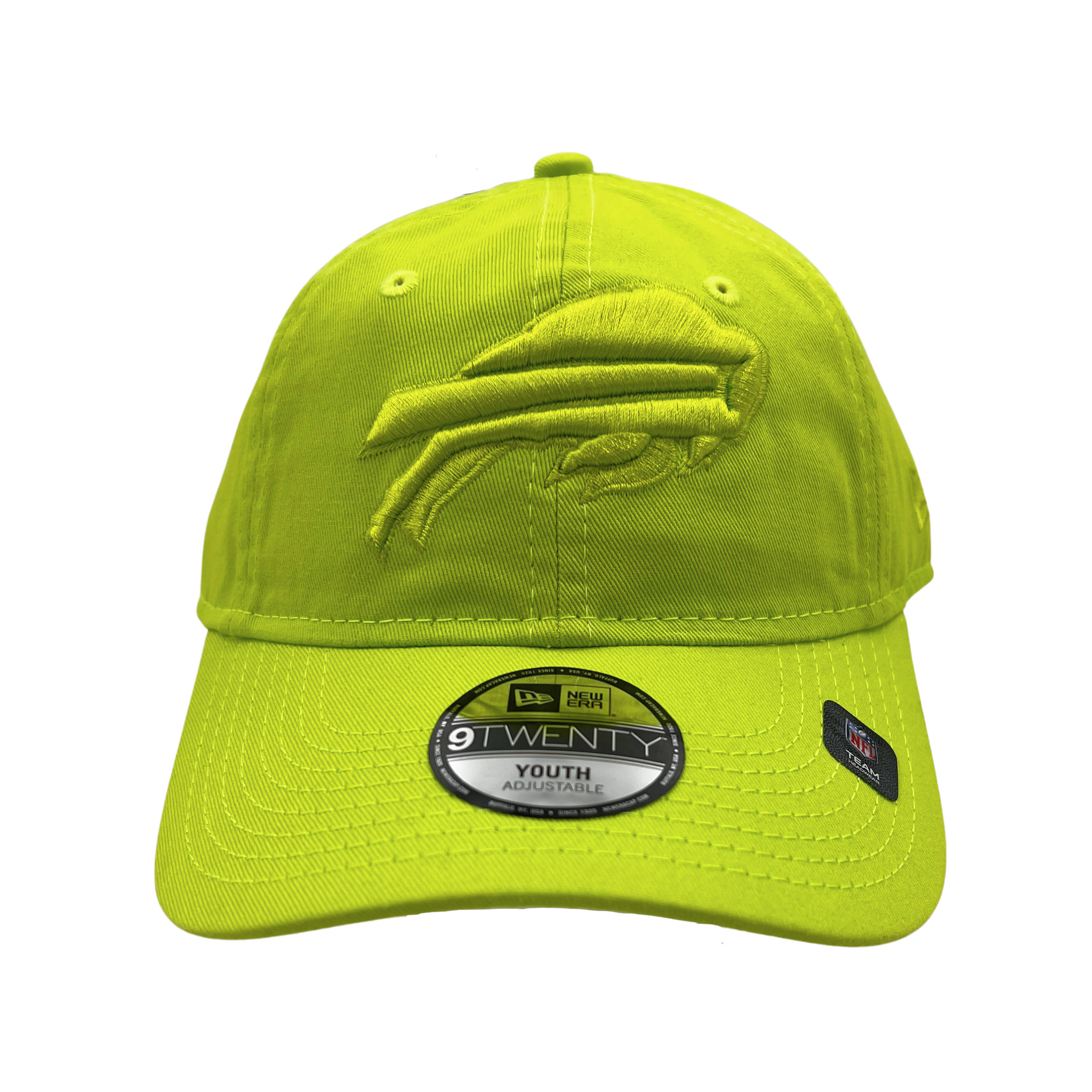 Youth New Era Bills Lime 2023 Colorpack Adjustable Hat