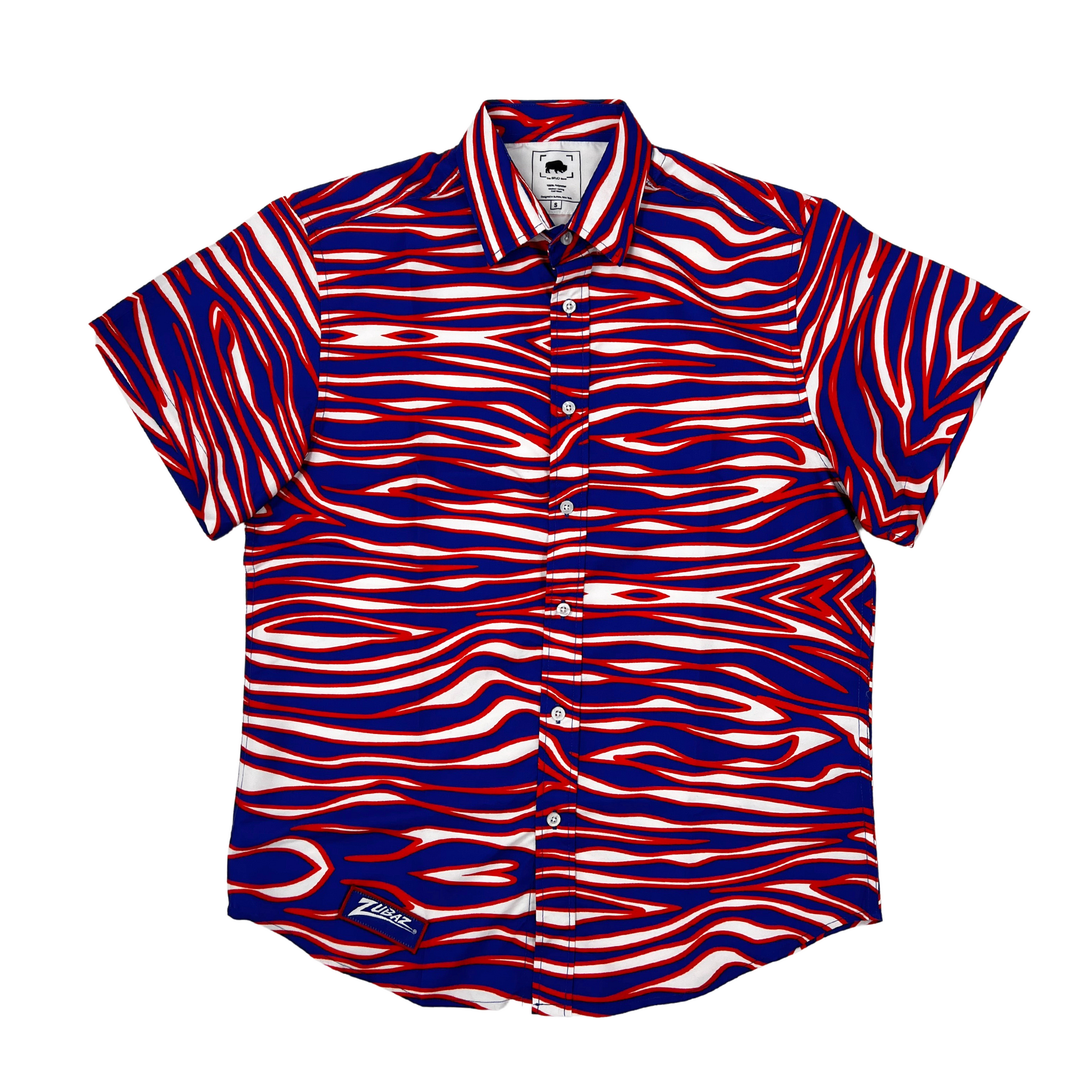 BFLO x Zubaz Button Up Short Sleeve Shirt The BFLO Store
