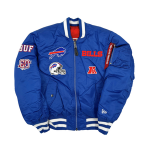 Buffalo Bills x | Alpha Bomber Industries MA-1 Jacket BFLO Store The