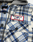 Buffalo Bills Blue & White Plaid Sherpa Jacket