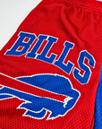 Buffalo Bills With Big Logo Split Color Mesh Shorts