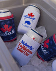 BFLO x Labatt Nobody Tailgates Like Us! Koozie