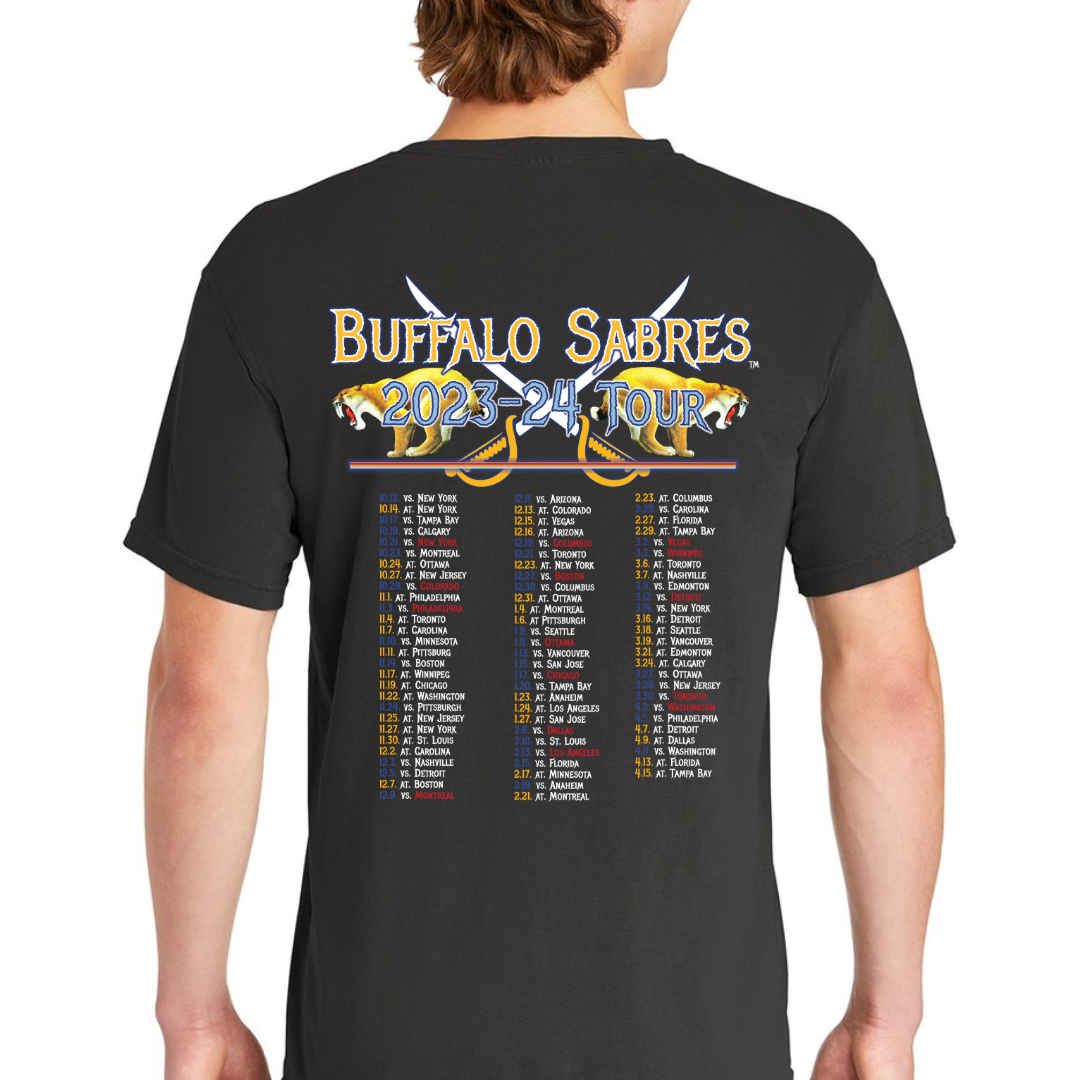 Buffalo Sabres 2023-24 Season Tour Shirt - BFLO Store Exclusive