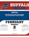 Buffalo Bills 2026 Daily Calendar