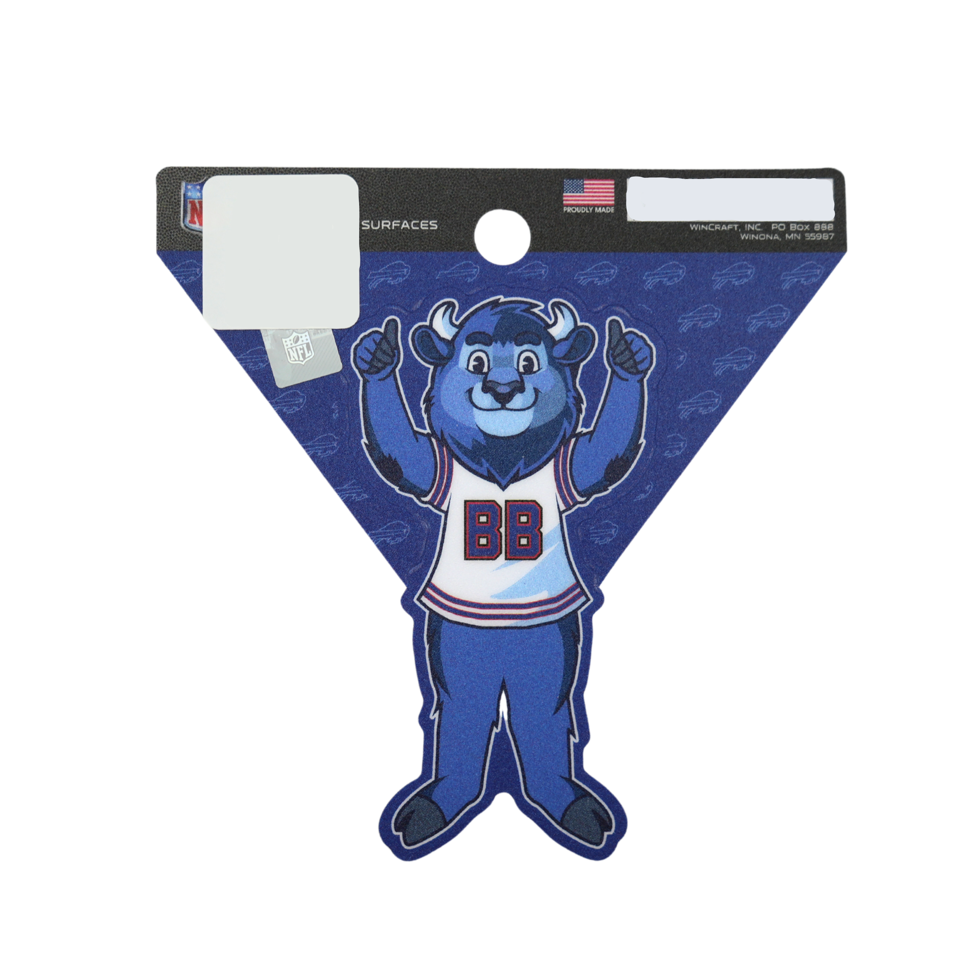 Buffalo Bills Billy Buffalo Mascot Decal