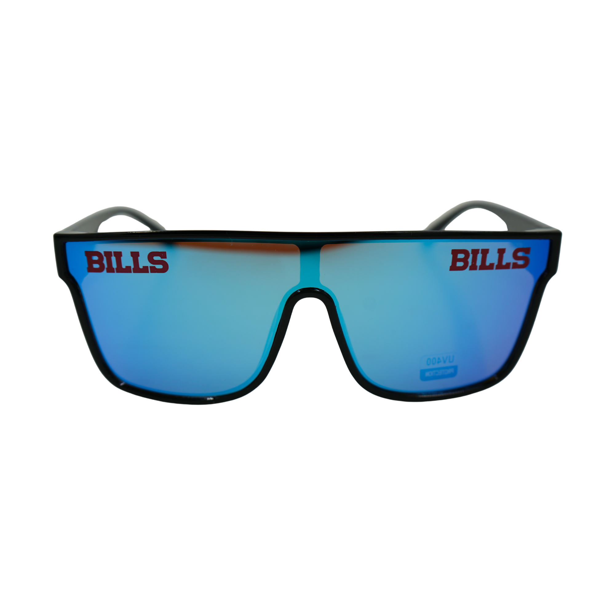 Buffalo Bills Black Reflective Square Sunglasses