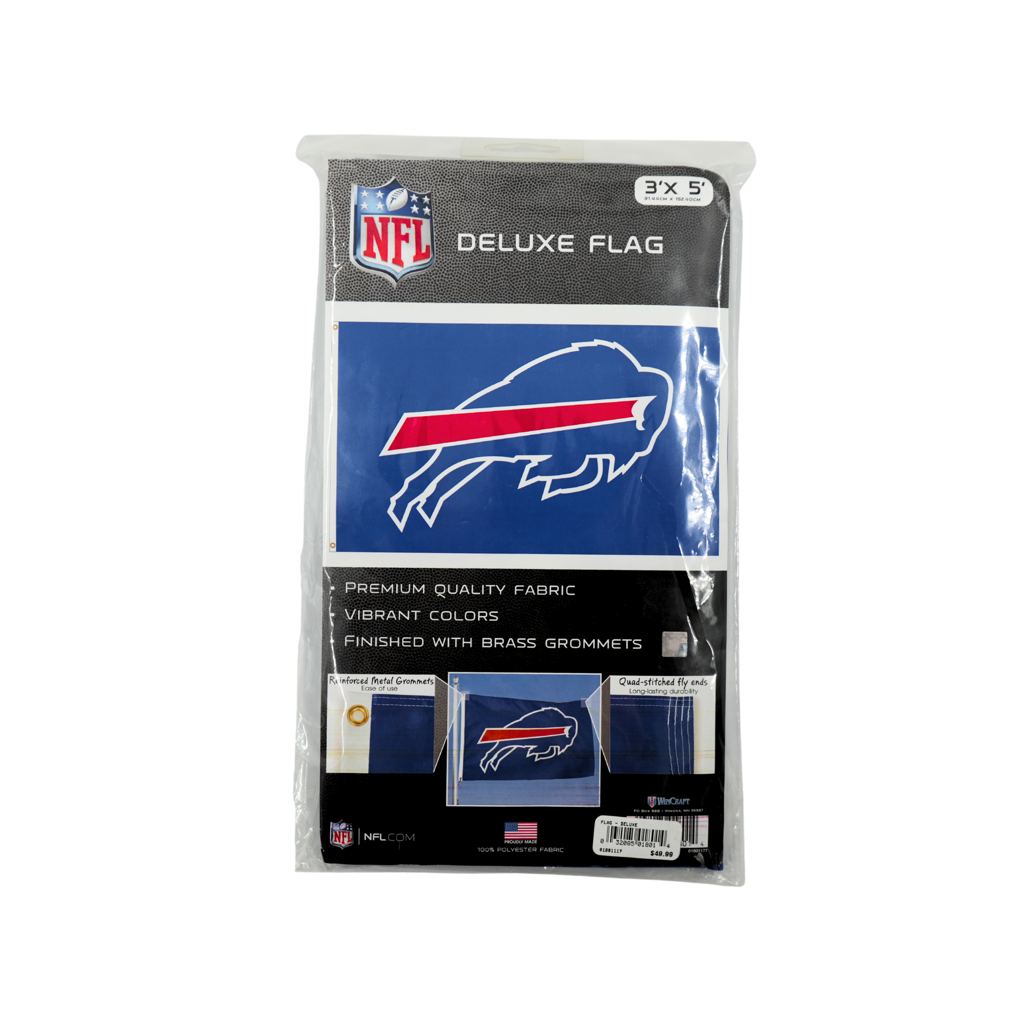 Buffalo Bills Blue Charging Logo 3' x 5' House Flag