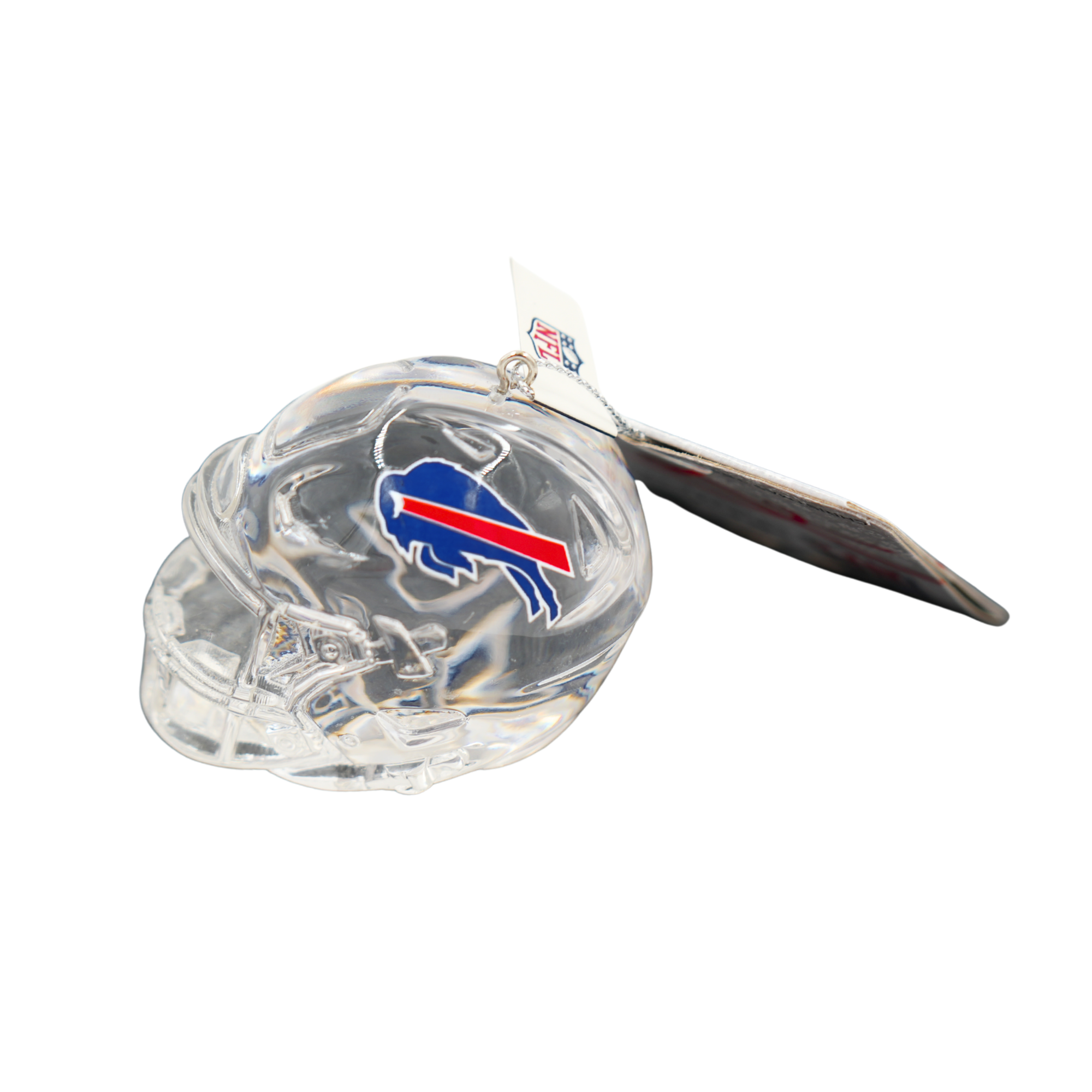 Buffalo Bills Frozen Clear Helmet Ornament