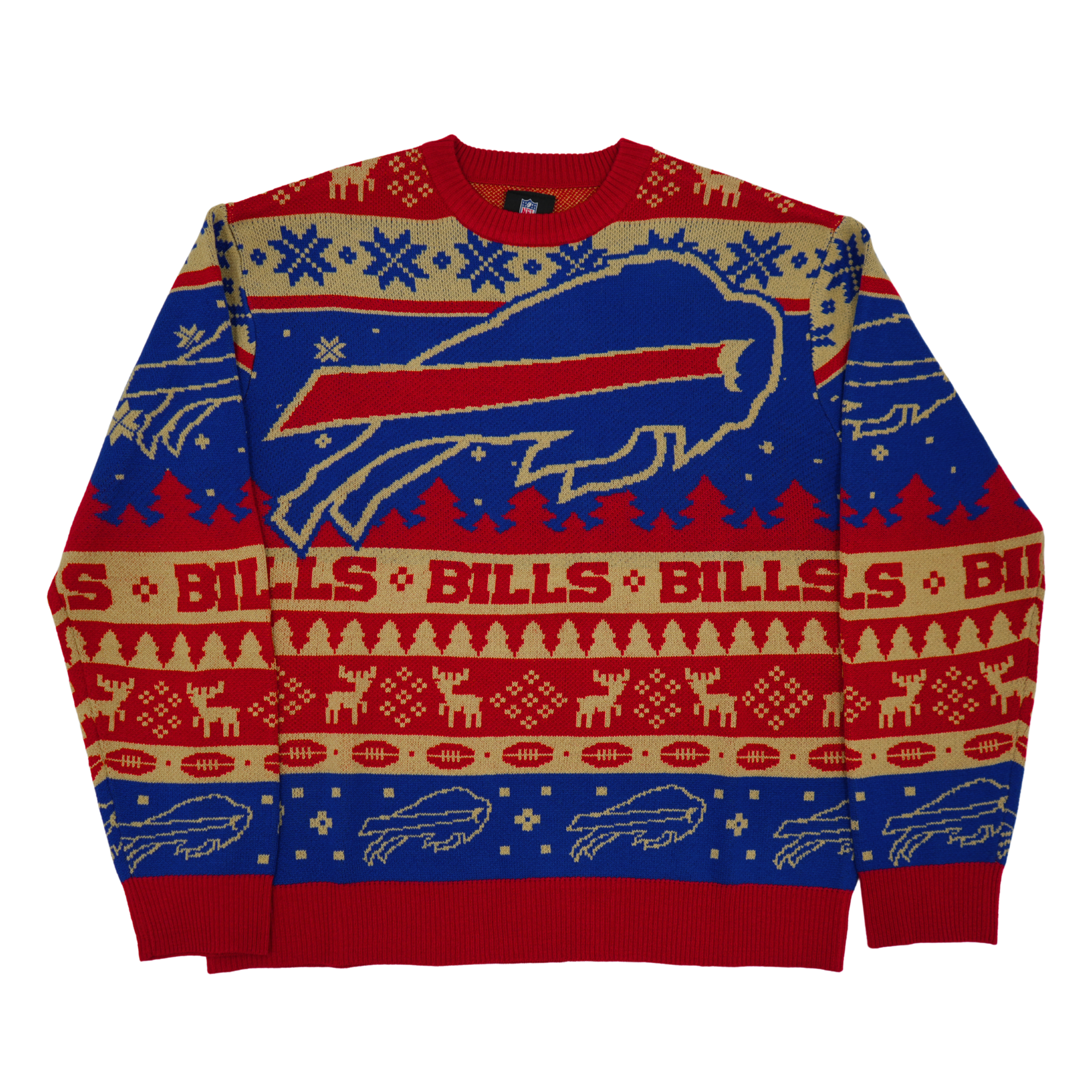 Buffalo Bills Holiday Ugly Knit Sweater