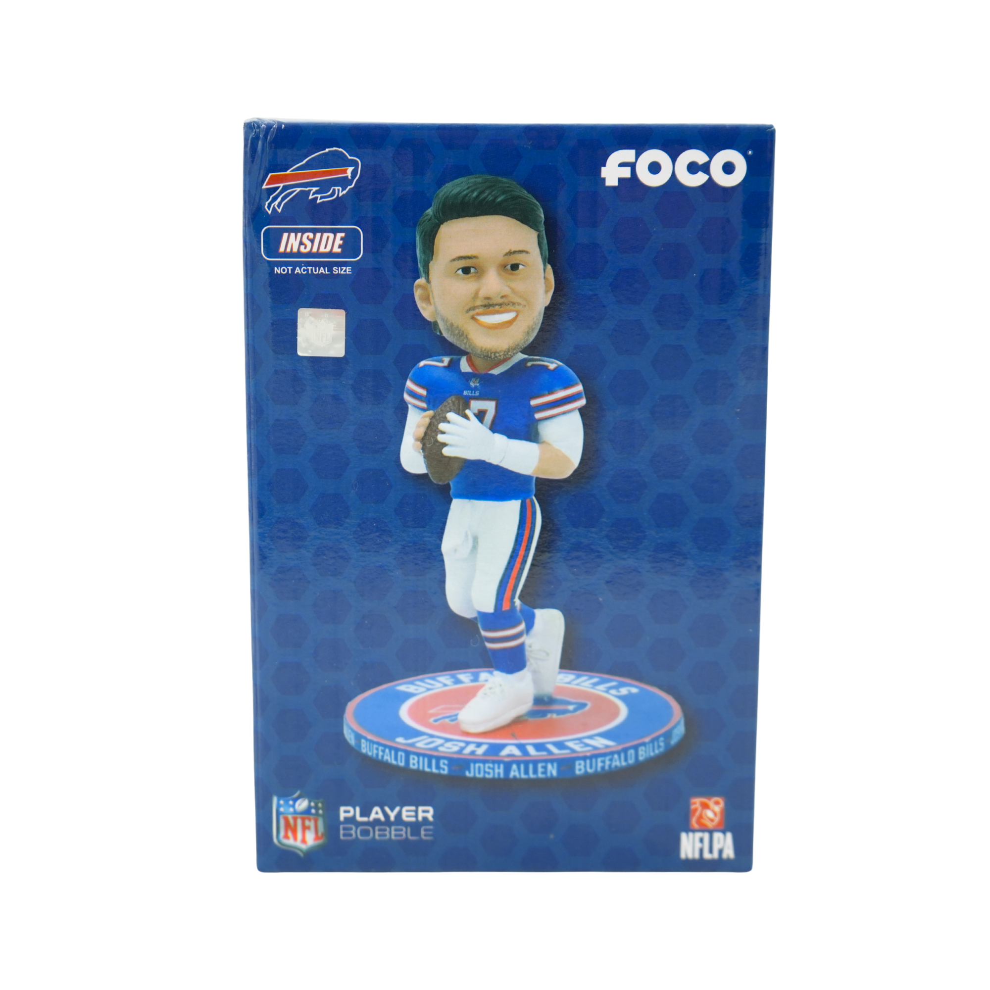 Buffalo Bills Josh Allen 17 Small Bobblehead