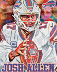 Buffalo Bills Josh Allen Diamond Painting Craft Kit