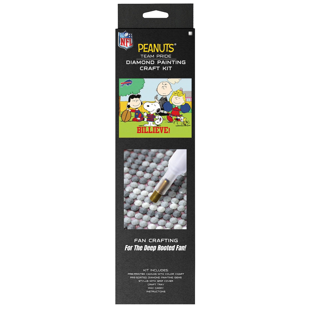 Buffalo Bills Peanuts & Snoopy Diamond Painting Craft Kit