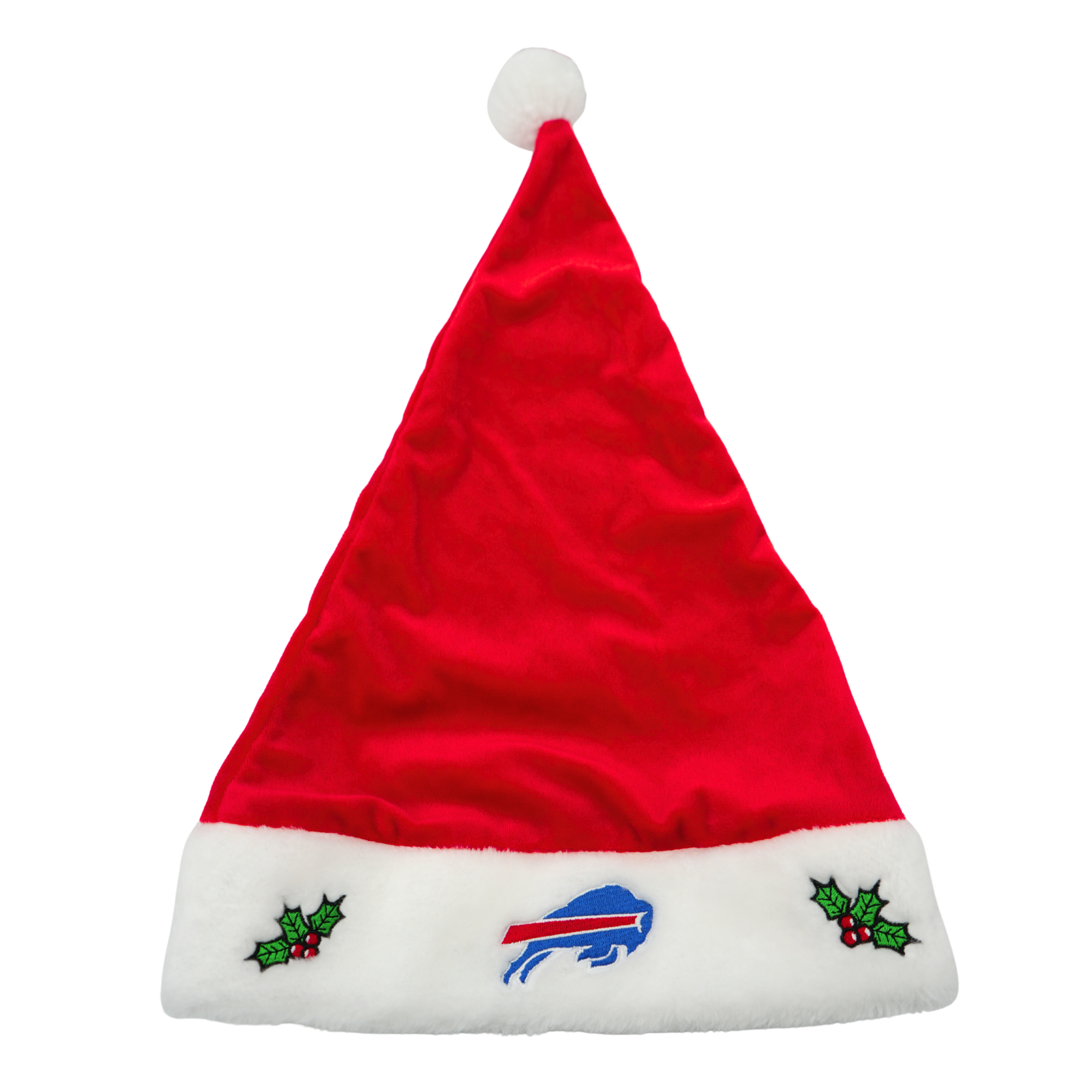 Buffalo Bills Red Embroidered Santa Hat