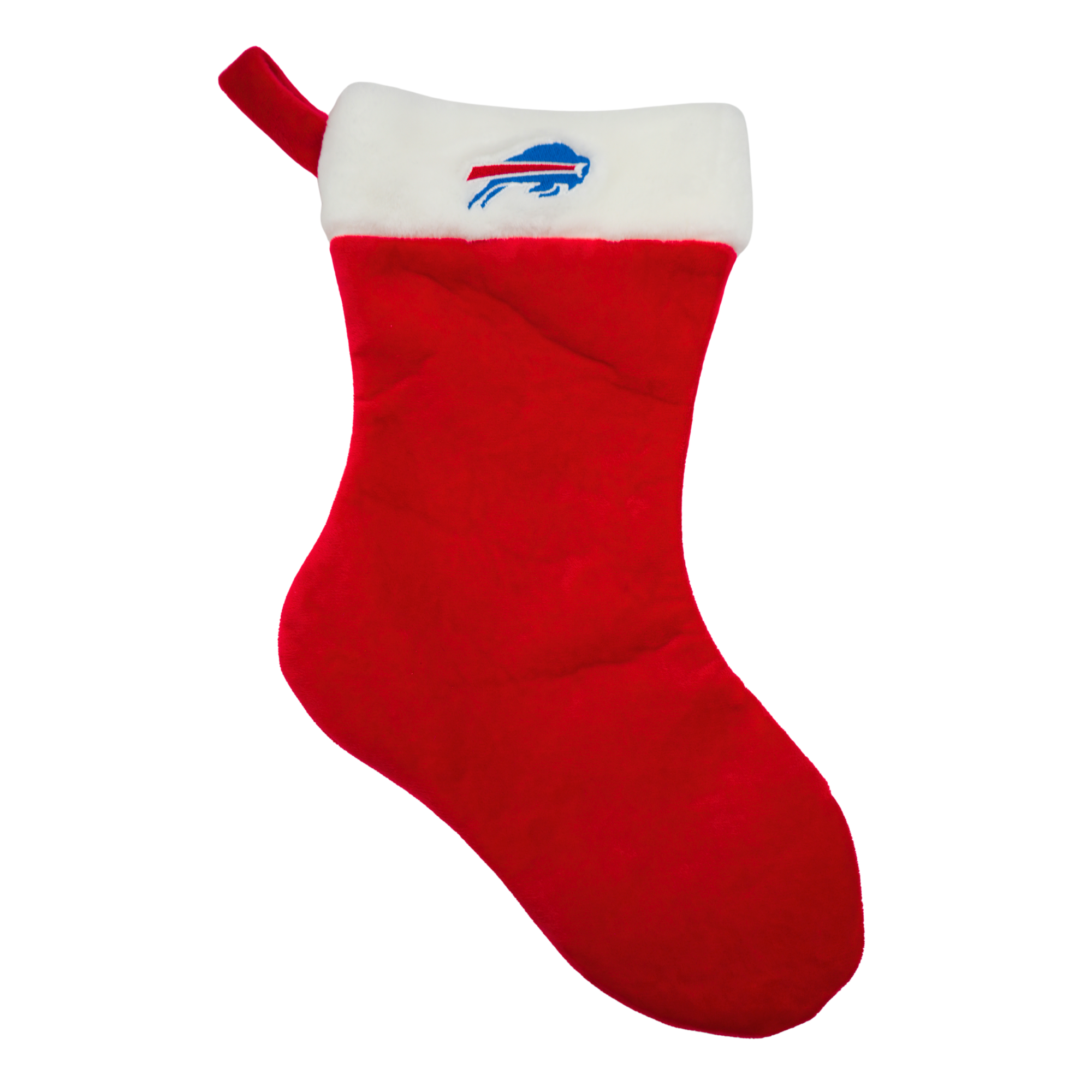 Buffalo Bills Red Embroidered Stocking