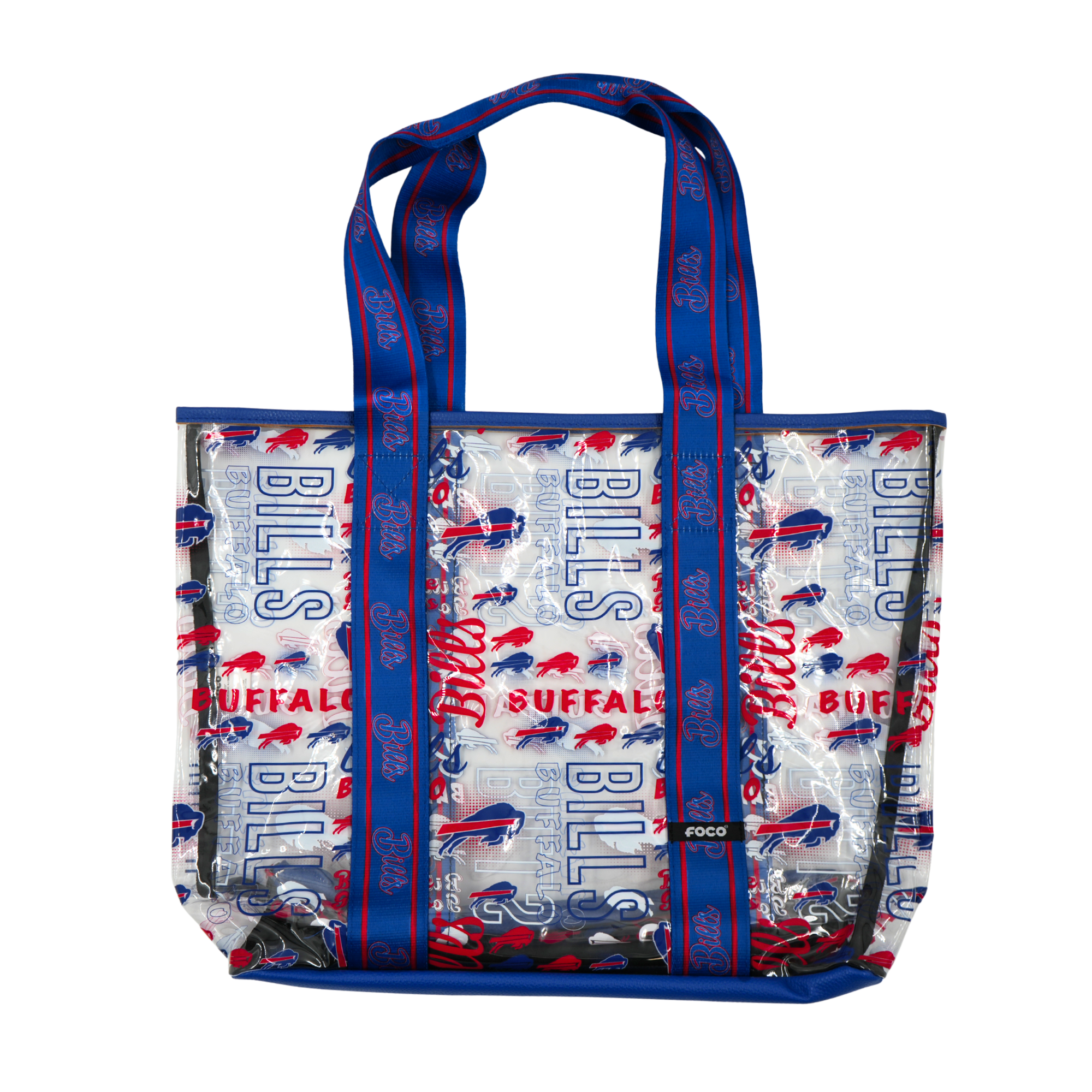 Buffalo Bills Repeat Print Clear Tote Bag