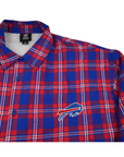 Buffalo Bills Sherpa Lined Red, White, & Blue Flannel Shacket