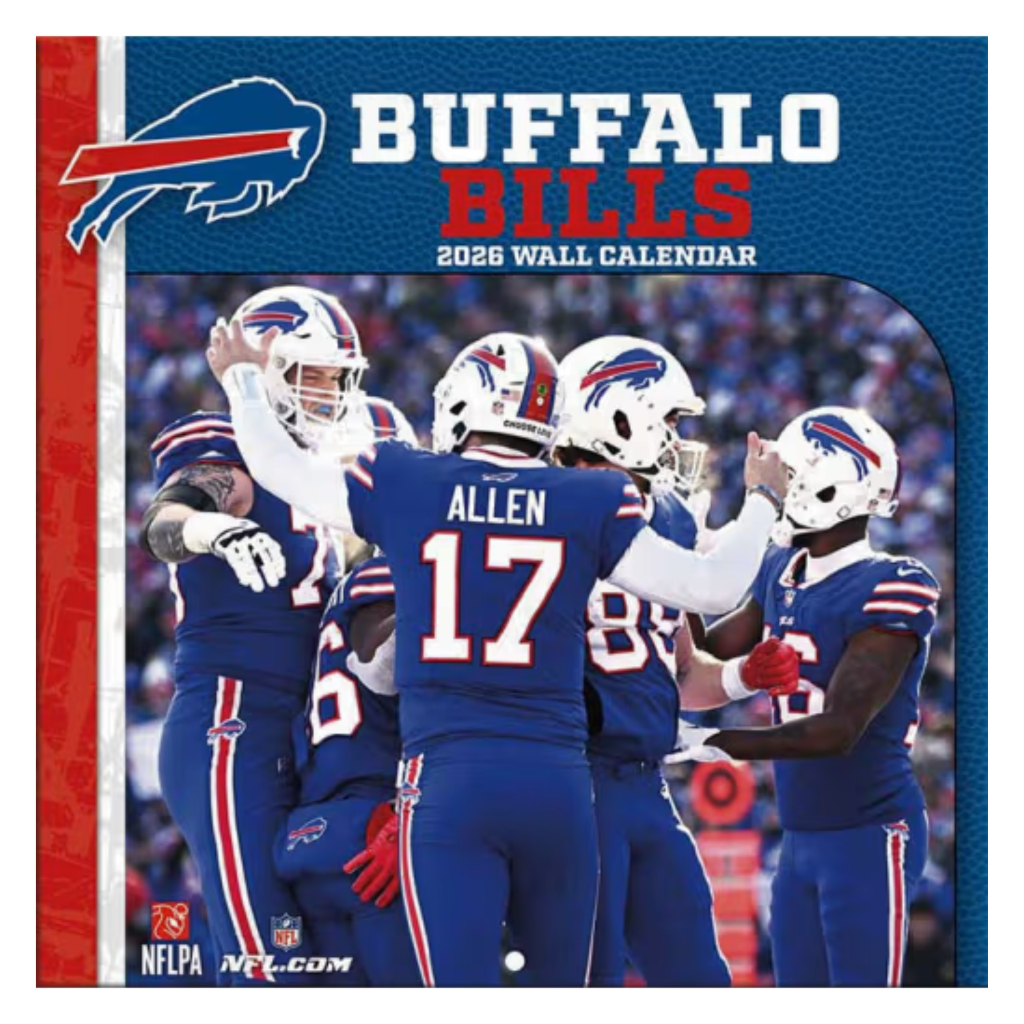 Buffalo Bills Team 2026 Mini Wall Calendar