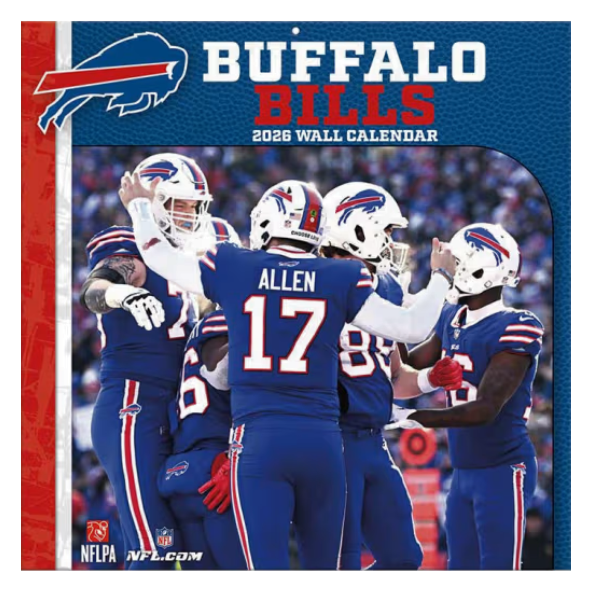 Buffalo Bills Team 2026 Wall Calendar