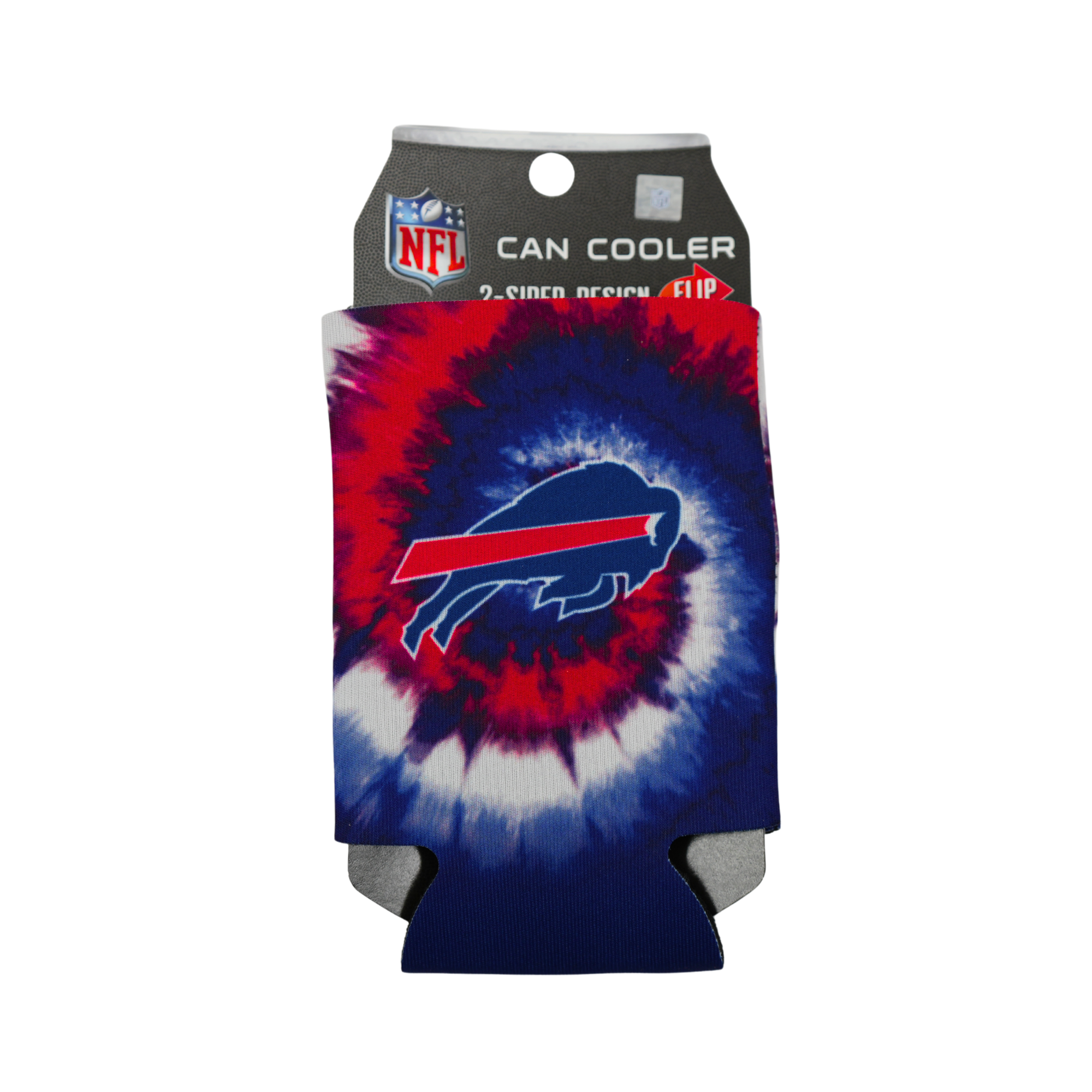 Buffalo Bills Tie Dye 2-Sided Can Cooler