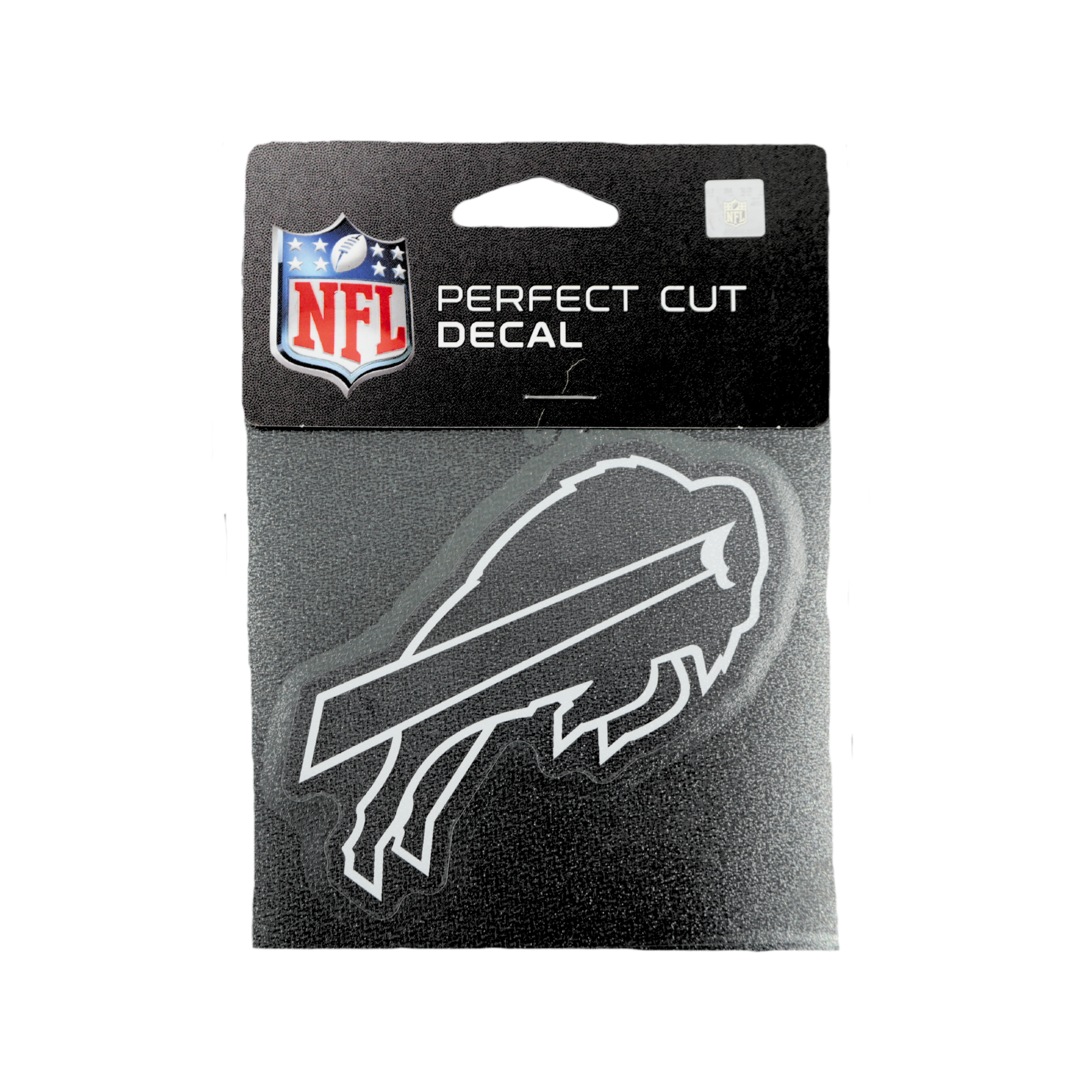 Buffalo Bills White Charging Logo Outline Decal