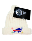 Buffalo Bills White Fuzzy Light Up Knit Pom