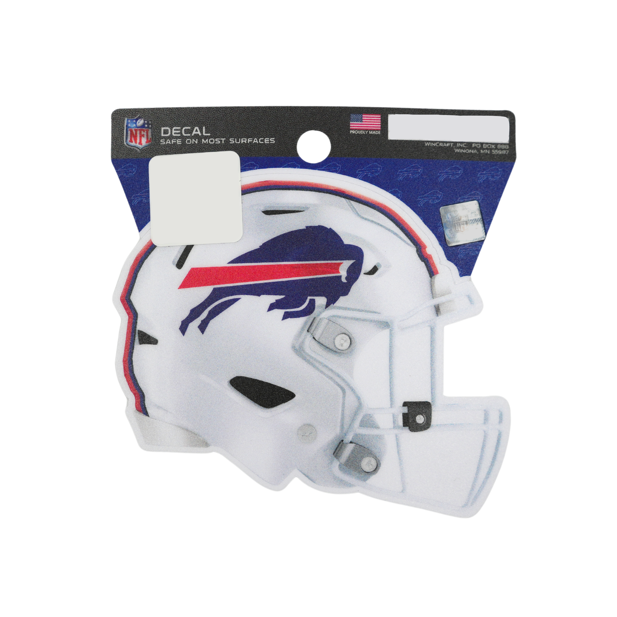 Buffalo Bills White Helmet Decal
