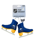 Buffalo Sabres Pair of Skates Holiday Ornaments