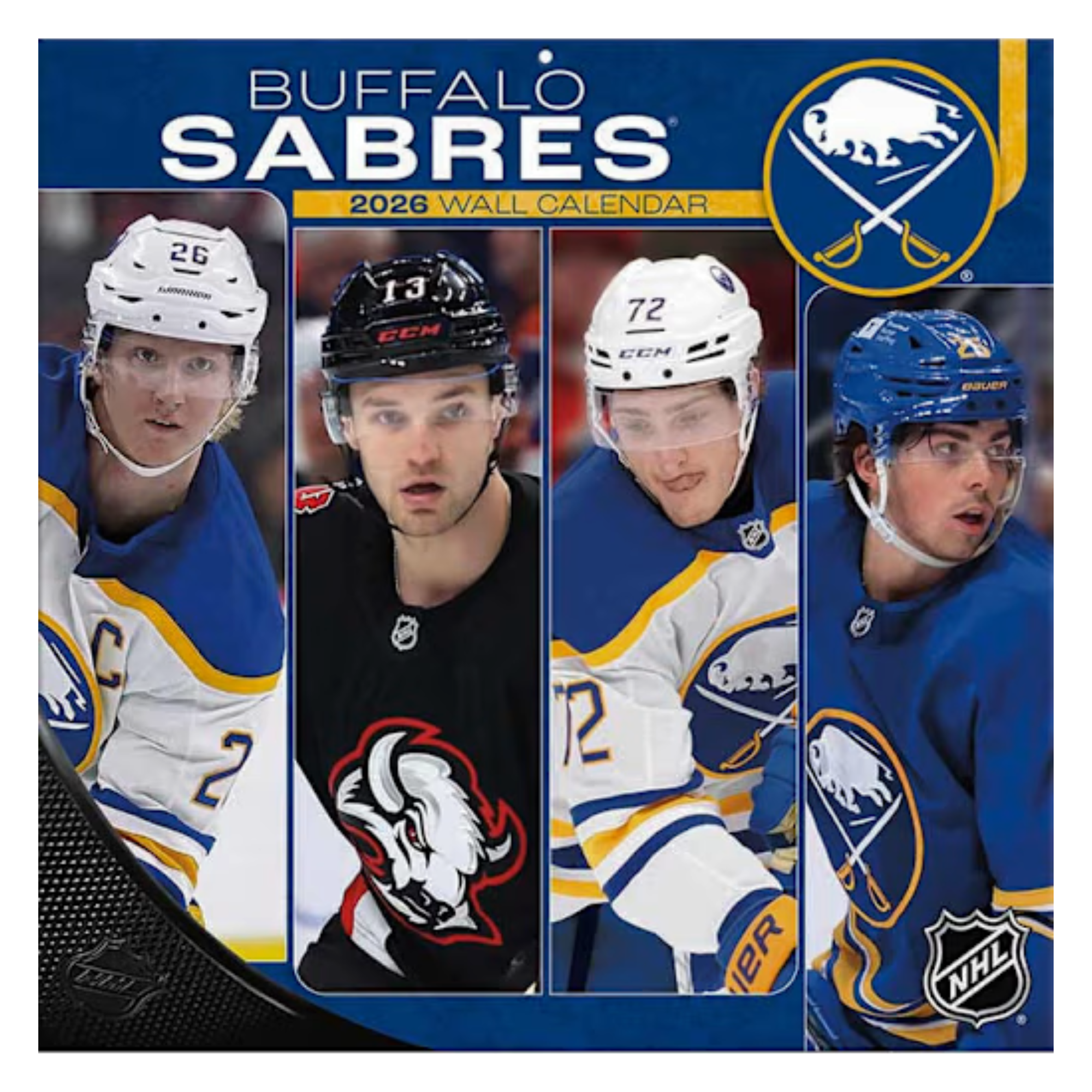 Buffalo Sabres Team 2026 Wall Calendar
