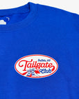 Tailgate Club With Sleeve Patches Royal Crewneck