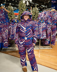 Zubaz Buffalo Bills Zebra Royal Tundra Tux Snowsuit