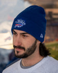 New Era Buffalo Bills 2025 Playoffs Blue Knit Beanie