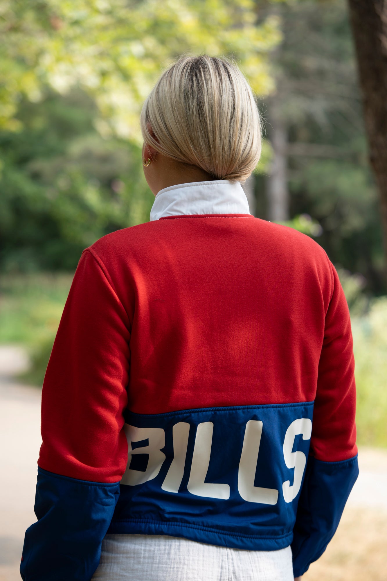 Women's New Era Buffalo Bills Est. 1960 Cropped Zip Up | The
