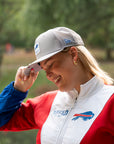New Era 9SEVENTY Buffalo Bills 2025 Sideline Hot Weather Gray Adjustable Cap