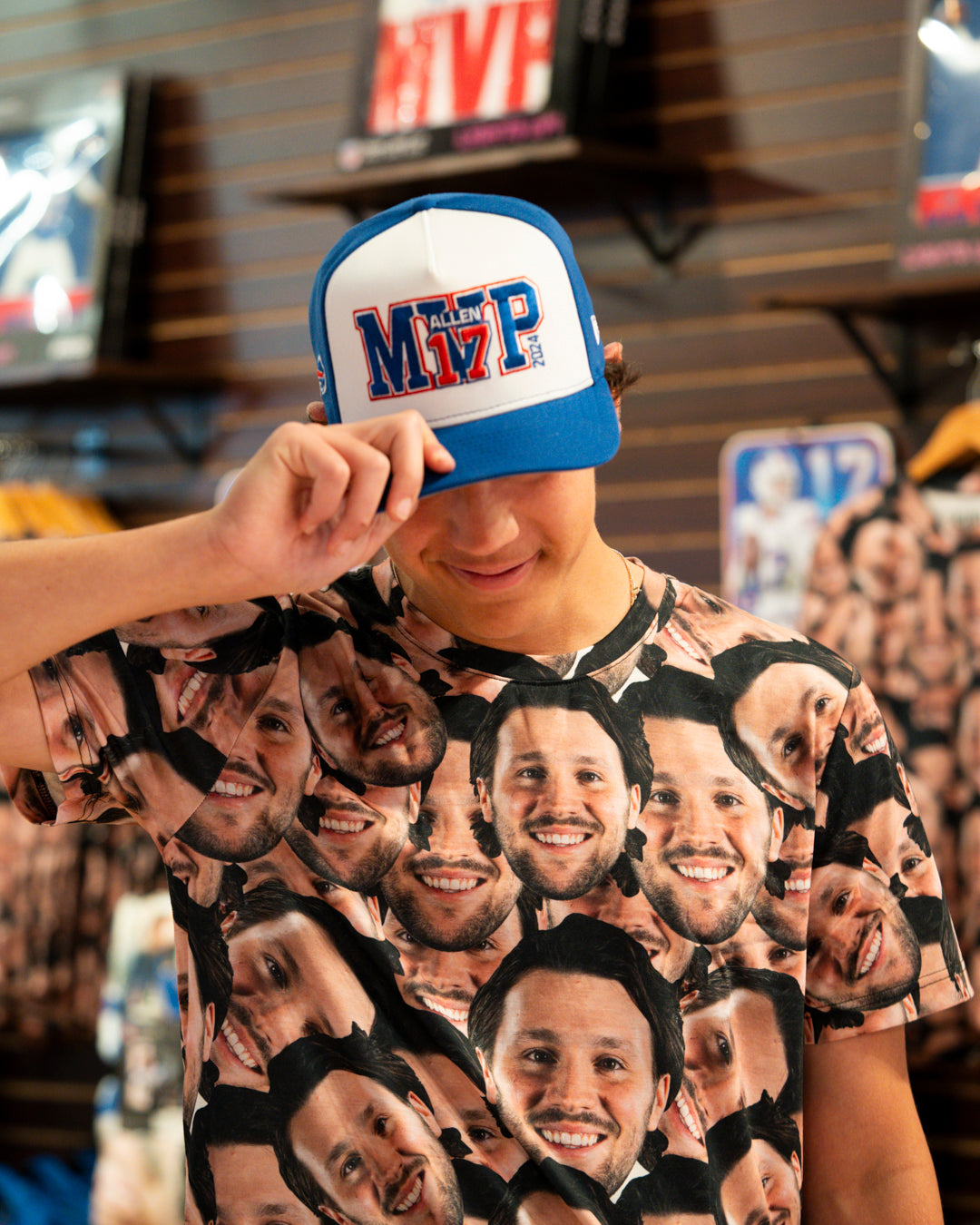 New Era 9FIFTY Allen 17 MVP Royal &amp; White A-Frame Snapback