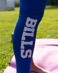 Women's Buffalo Bills Wordmark Royal Blue Leggings