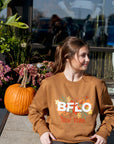 BFLO New York Fall Duck Brown Crewneck