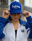 Women's '47 Brand Buffalo Sabres Royal Blue Glitter Adjustable Hat