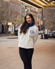 Buffalo Bills x Tommy Hilfiger White Sherpa Quarter Zip