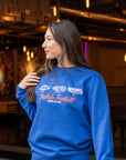 Buffalo Football Throughout The Years Blue Crewneck Sweatshirt