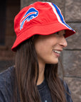 New Era Buffalo Bills Red Helmet Bucket Hat