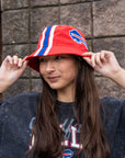 New Era Buffalo Bills Red Helmet Bucket Hat