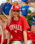 Buffalo with Polish White Eagle Red Short Sleeve T-Shirt