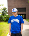 Buffalo Collegiate Style Deep Royal Short Sleeve Shirt