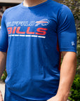 New Era Buffalo Bills Royal & Red Activewear T-Shirt